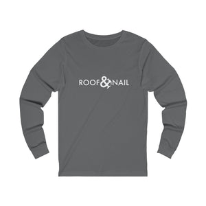 Open image in slideshow, Roof &amp; Nail Unisex Jersey Long Sleeve Tee
